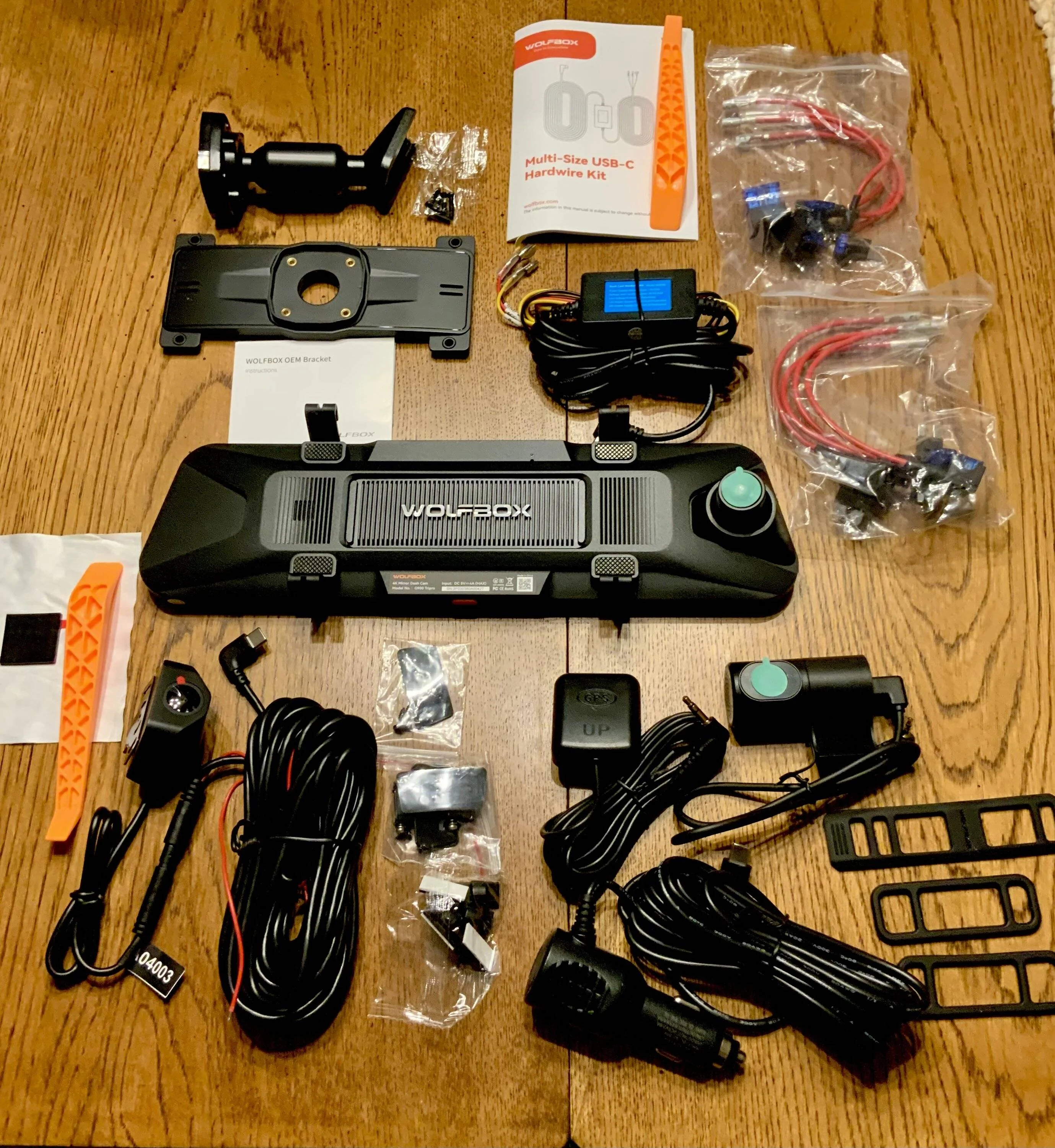 Ford Maverick WolfBox G900 TriPro Cabin DashCam IMG_5244