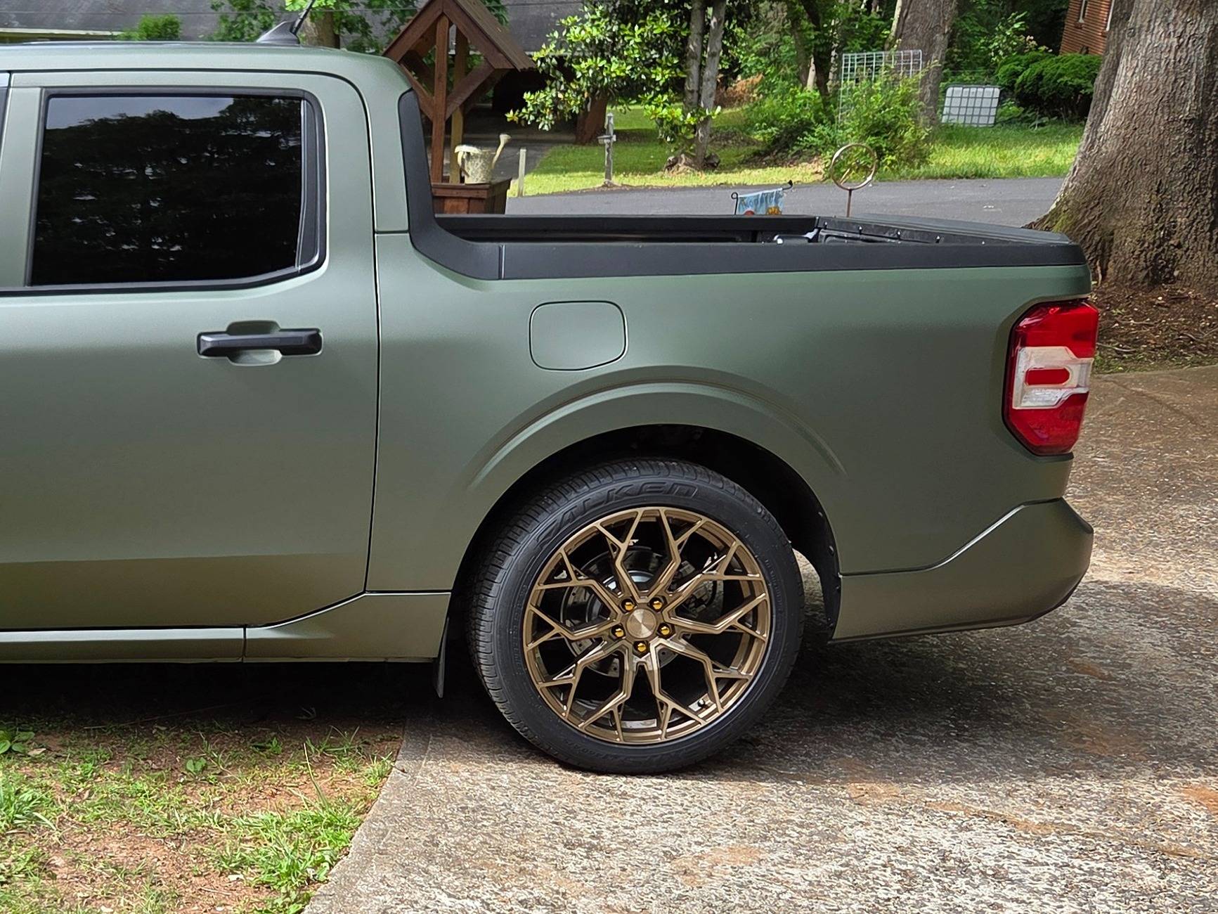 Ford Maverick 2.3 engine swap, methanol injection, wrap and new rims 20250525_165725