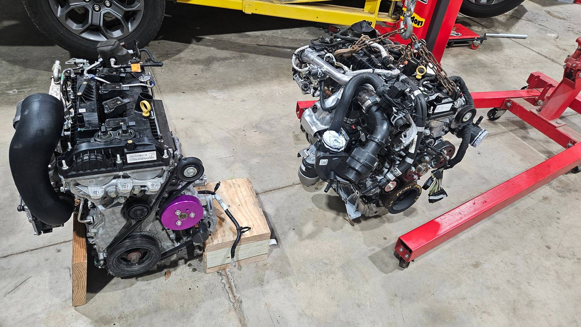 Ford Maverick 2.3 engine swap, methanol injection, wrap and new rims 20250119_090233