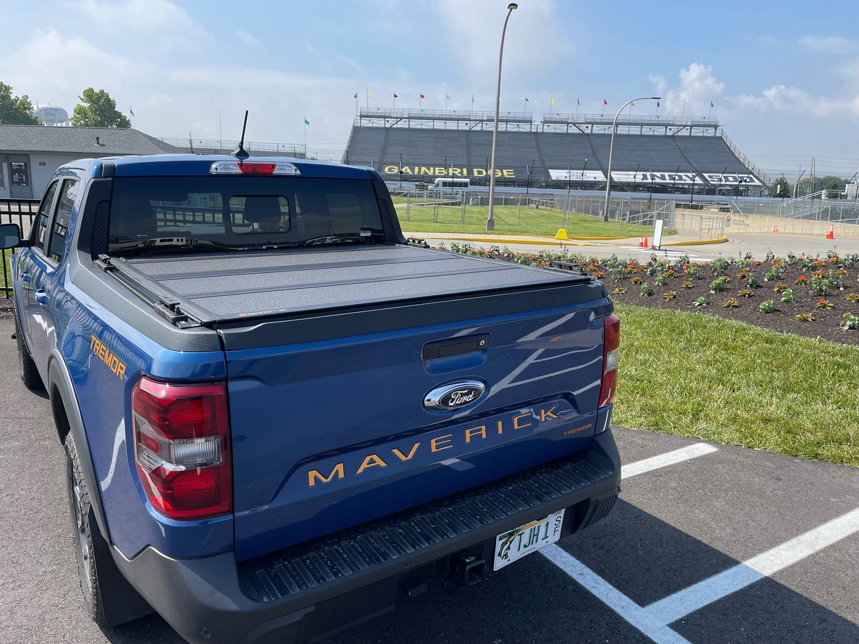 Ford Maverick Turn 2 at IMS this morning,,,, IMG_1409