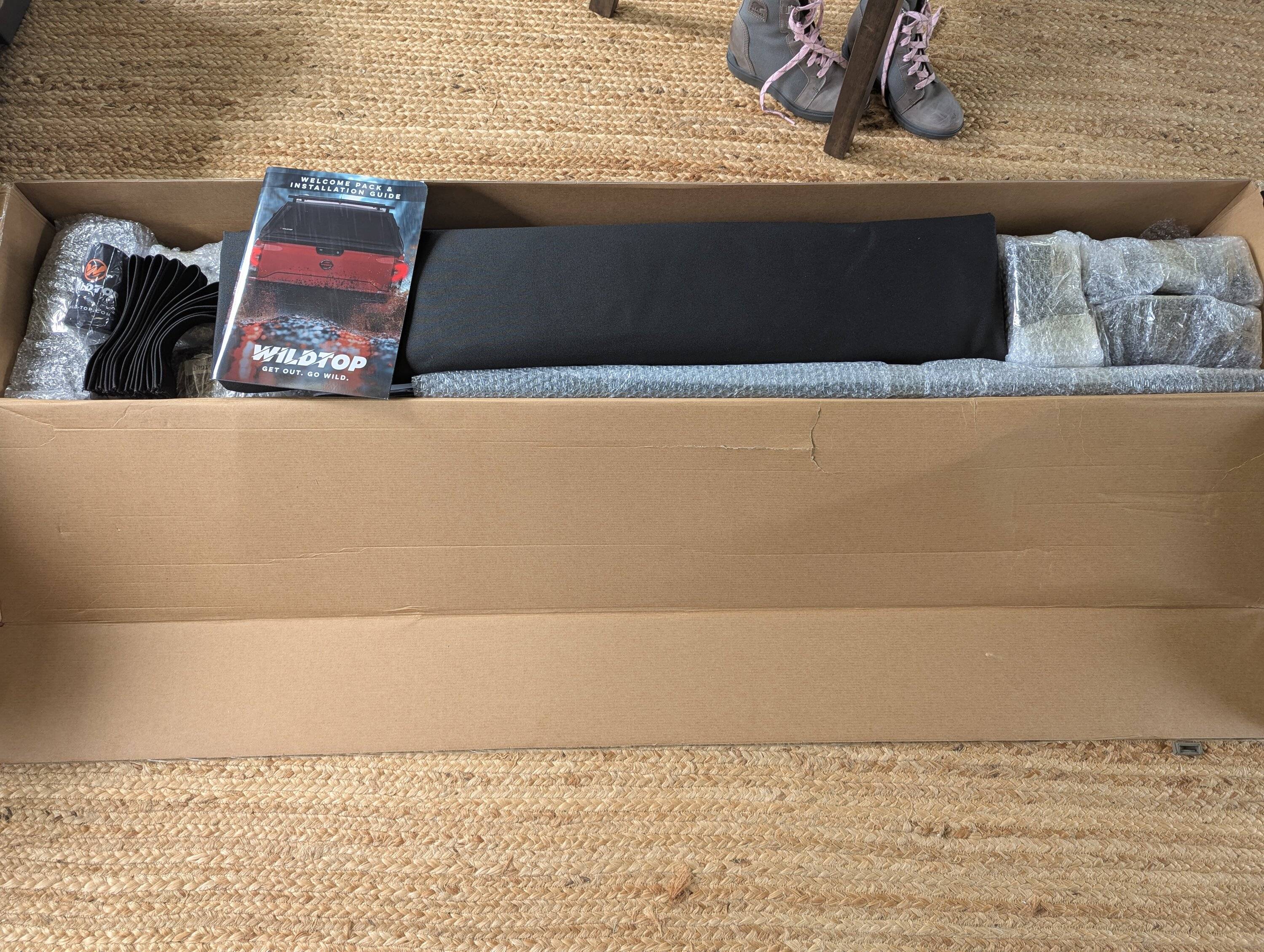 Ford Maverick WildTop Soft Canvas Truck Cap/Rack Installed PXL_20250530_181352863