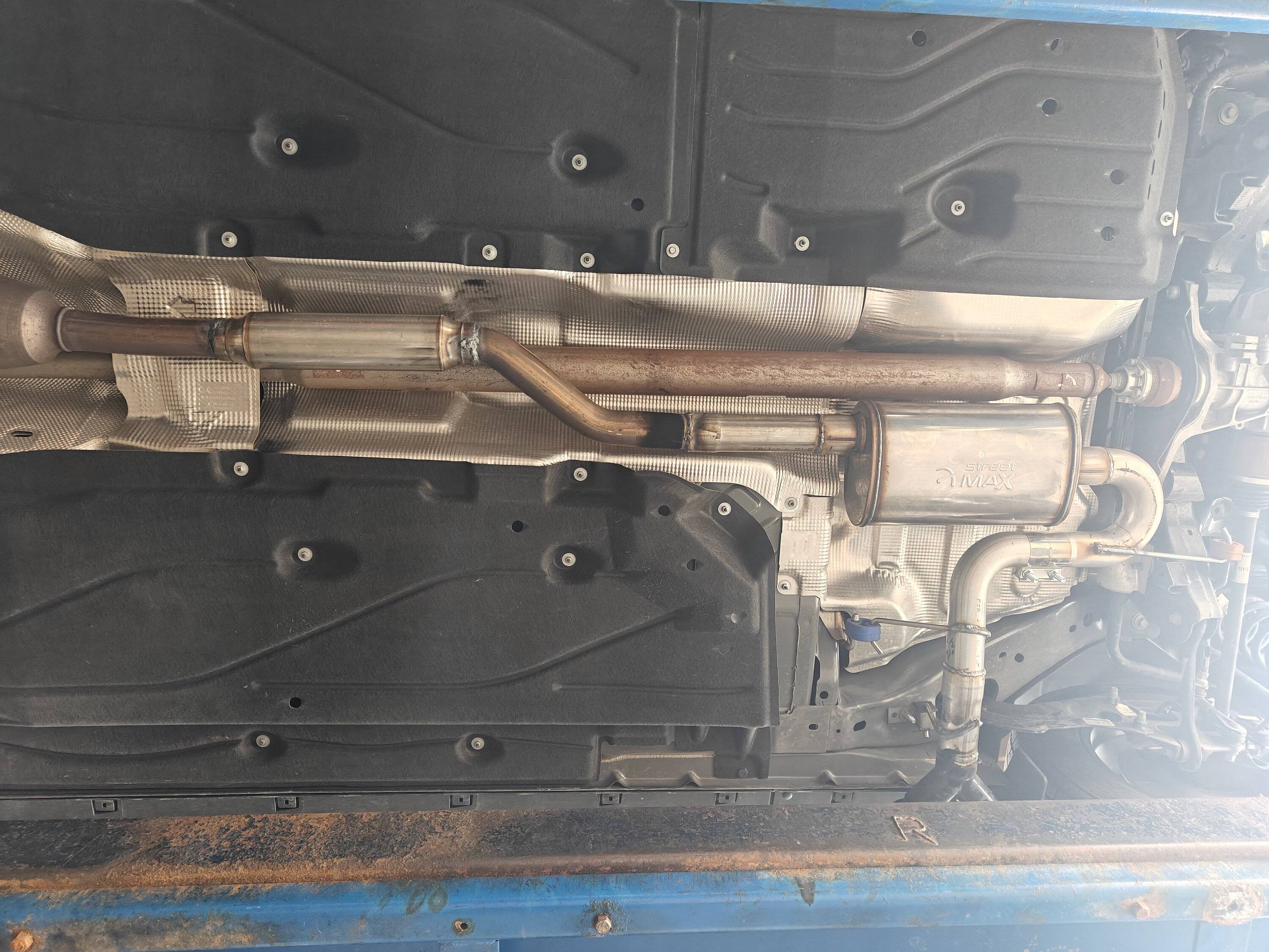 Ford Maverick Side exit exhaust #2 DIY'd.... Nailed it!! (added sound clips videos) IMG20250530170313