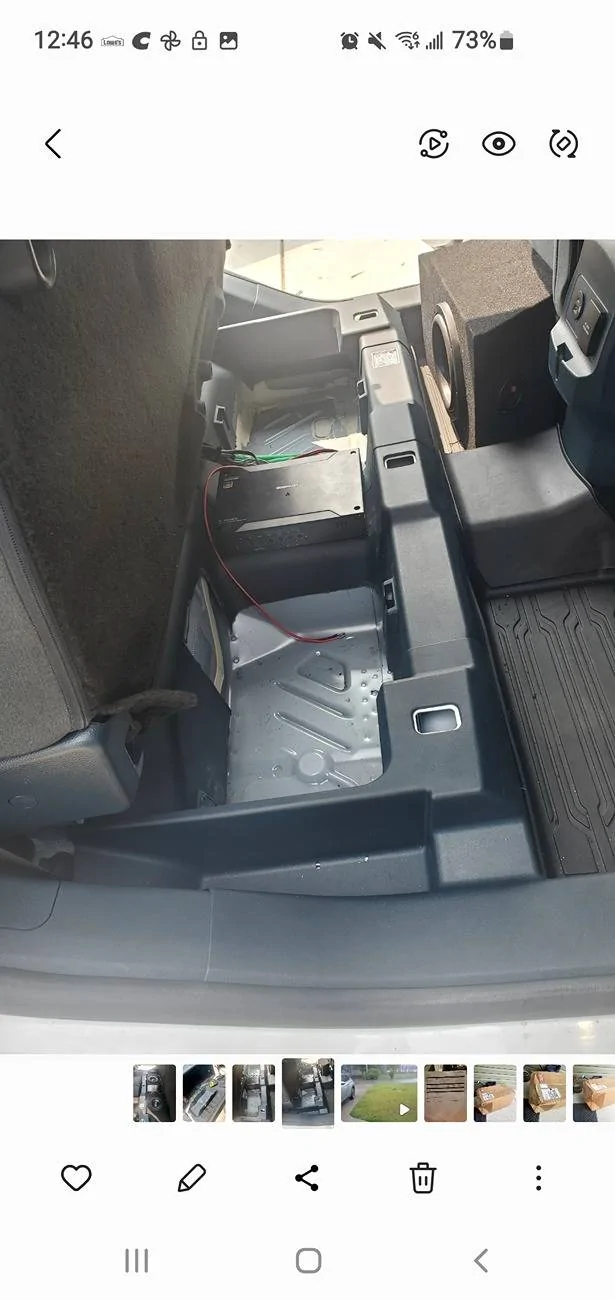 Ford Maverick Underseat Hybrid 8" Subwoofer install Screenshot_20250531-124629_Gallery