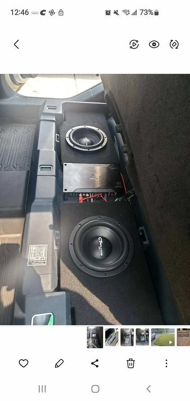 Ford Maverick Underseat Hybrid 8" Subwoofer install Screenshot_20250531-124621_Gallery