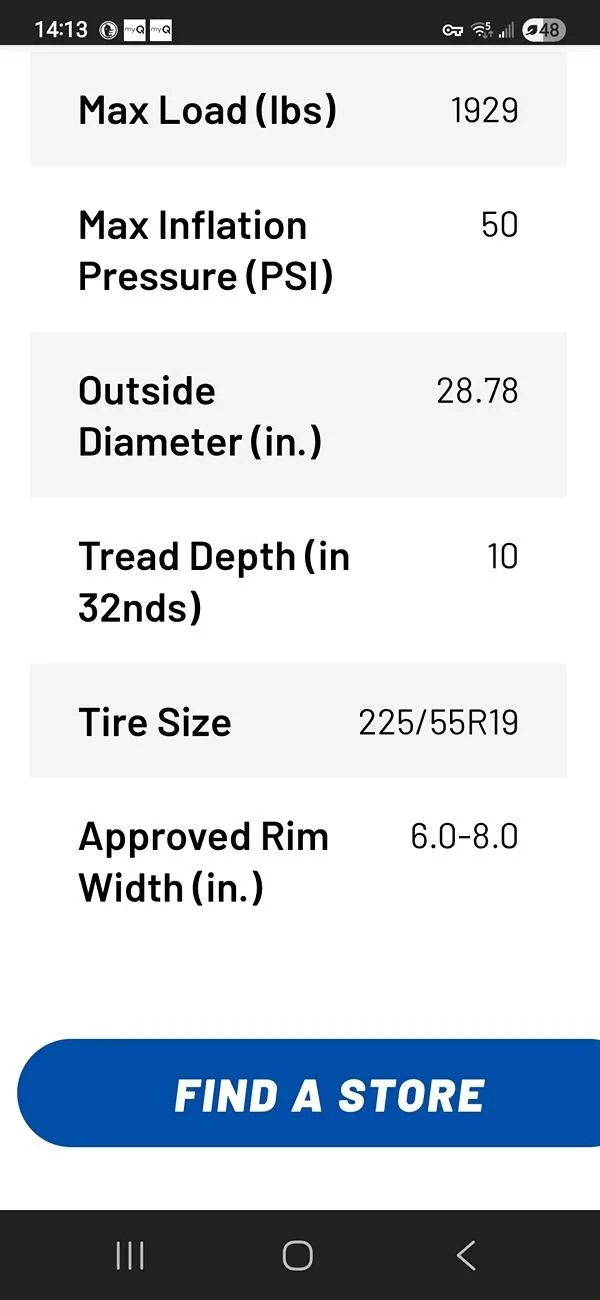 Ford Maverick OEM tires didn't last Screenshot_20250531_141309_DuckDuckGo