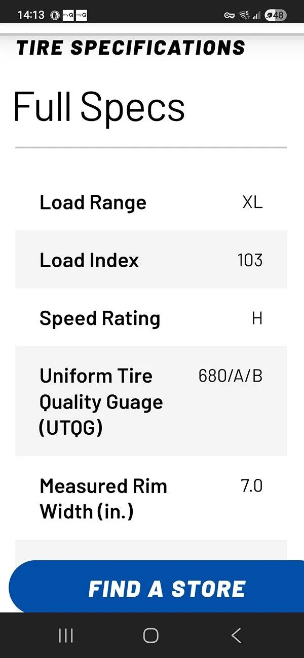 Ford Maverick OEM tires didn't last Screenshot_20250531_141301_DuckDuckGo