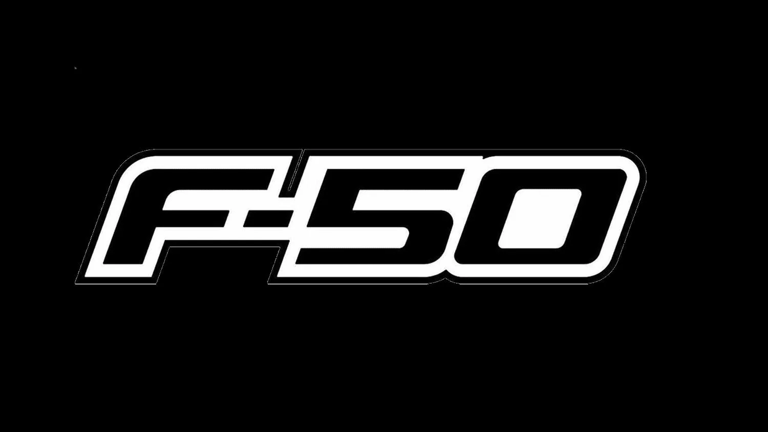 Ford Maverick First Post: I made a custom sticker Ford-F-50 logo
