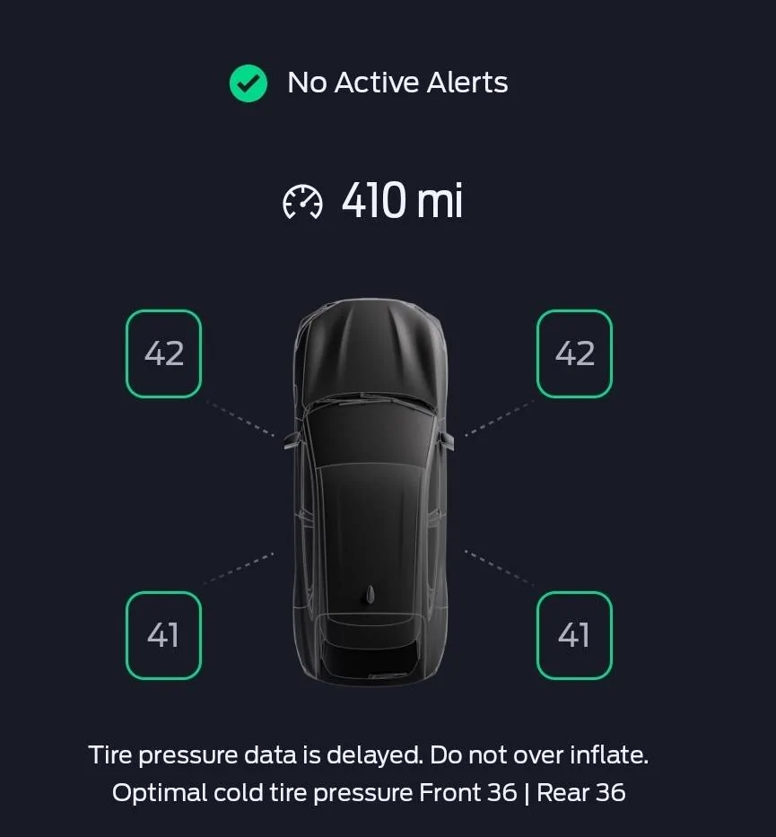 Ford Maverick Tire Pressure & TPMS - What's Your Average Reading? Screenshot_20250601_141900_FordPass
