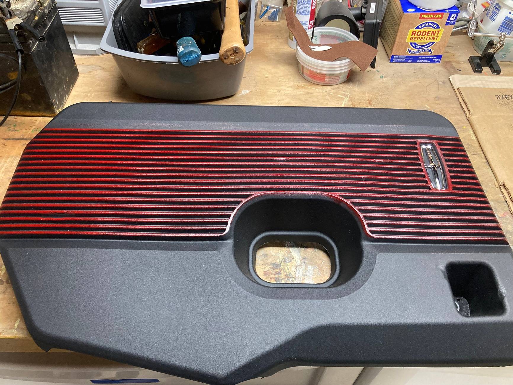 Ford Maverick Installed  Lincoln engine cover on 2022 Maverick IMG_2311.JPG
