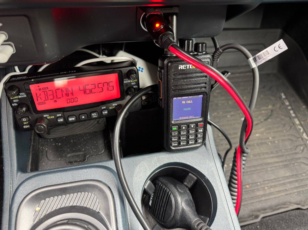 Ford Maverick Completed ham radio installation, 2025 XL 496488955_3214770462004159_8078871507373289042_n