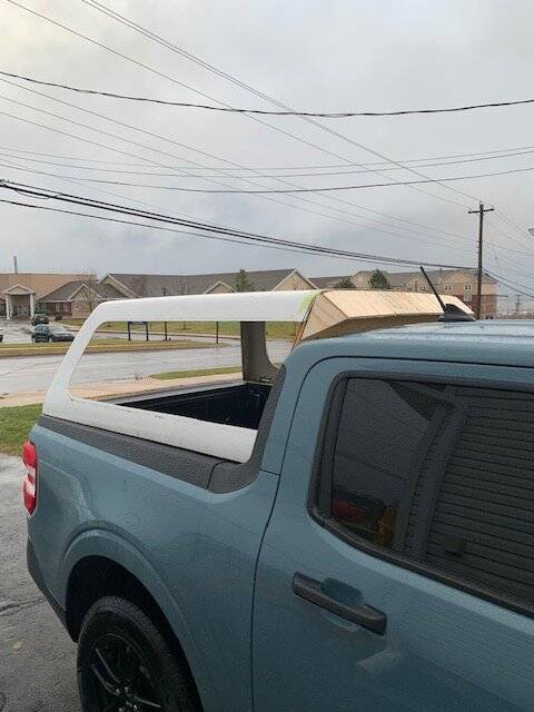 Ford Maverick Custom built truck bed cap for my Maverick 4