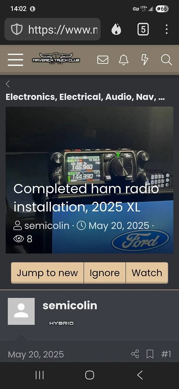 Ford Maverick RF Grounding and Bonding Screenshot_20250603_140256_DuckDuckGo