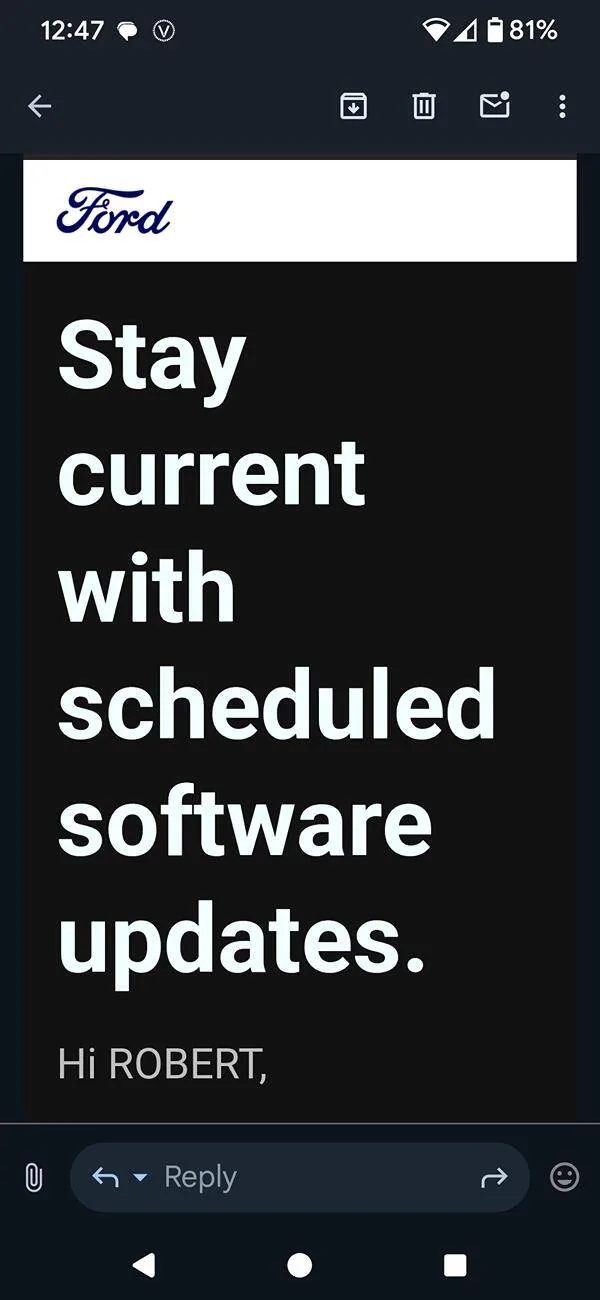 Ford Maverick New Remote software updates Screenshot_20250605-124744