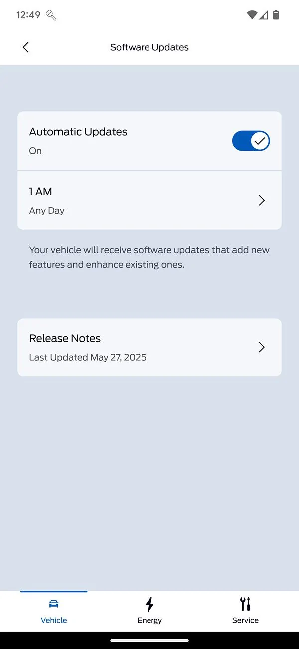 Ford Maverick New Remote software updates Screenshot_20250605-124928