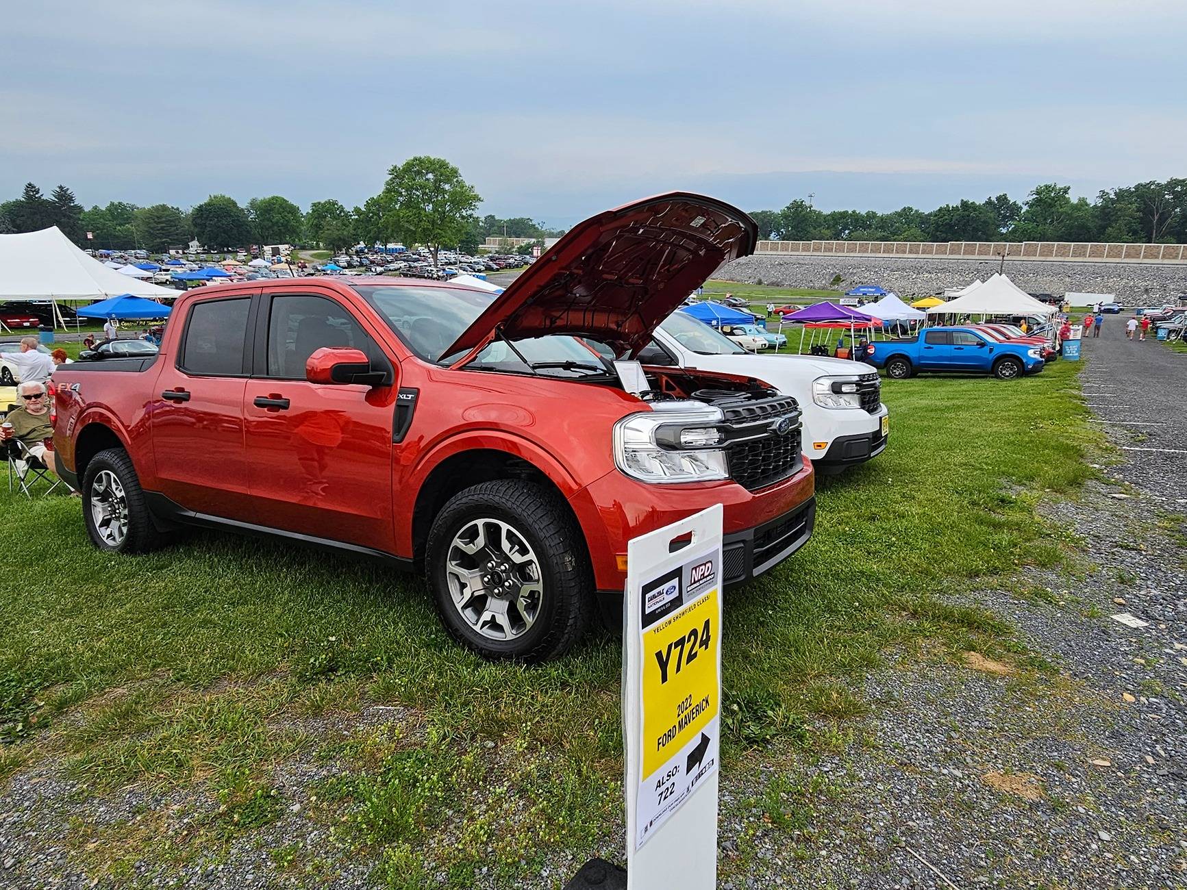 Ford Maverick MTC gathering at 2025 Carlisle Ford Nationals June 6-8 20250606_132013