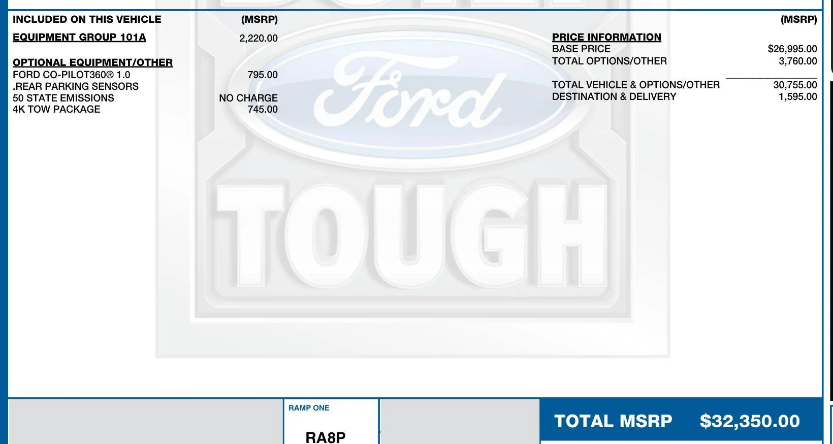 Ford Maverick Bought a Maverick.. Employee Pricing / A-Z plan not listed anywhere in paperwork? 1749240919130-9d