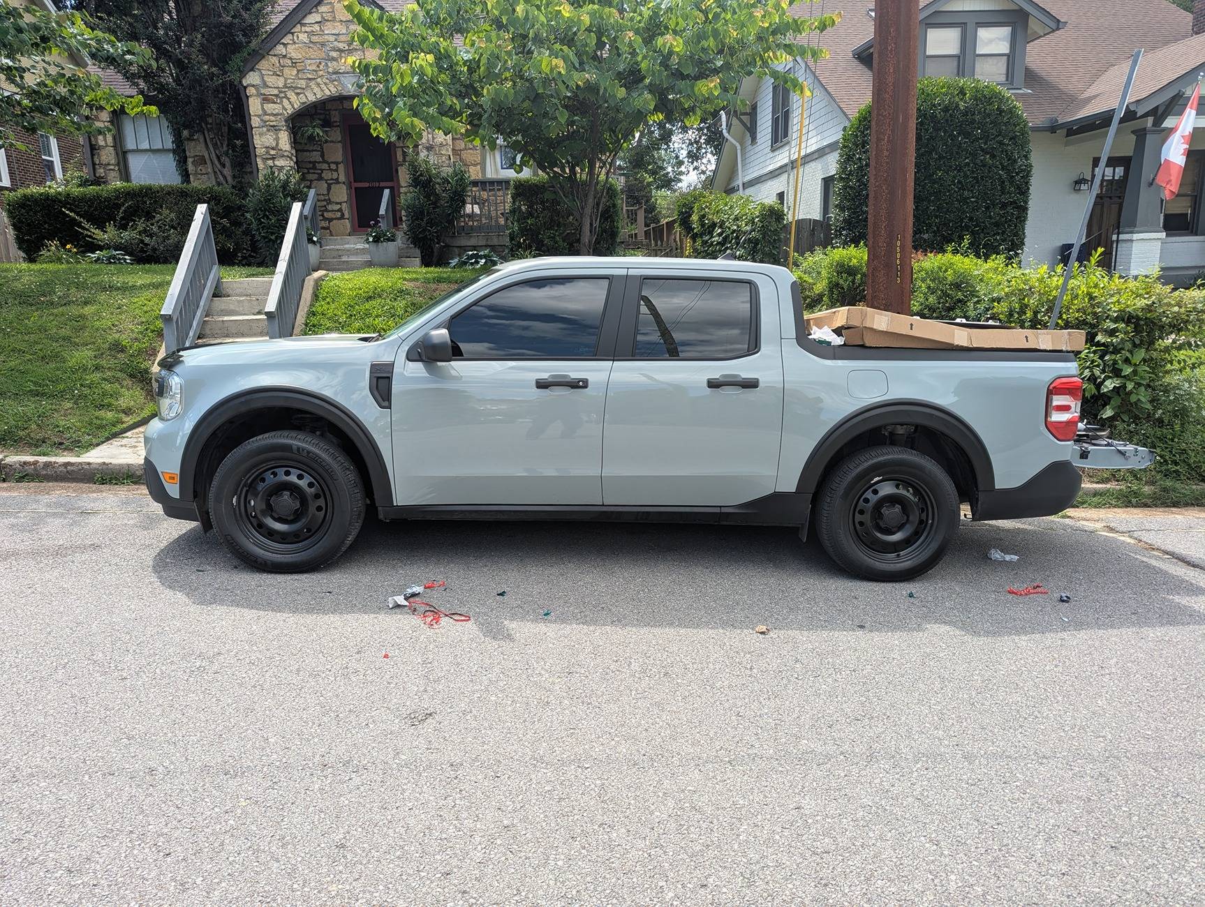 Ford Maverick Ceramic Tints, Fender Flares, and Black Steelies 1000006817