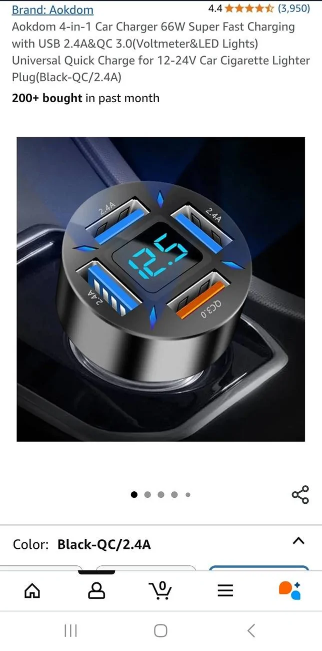 Ford Maverick Installing extra USB charging ports Screenshot_20250608_191219_Amazon Shopping