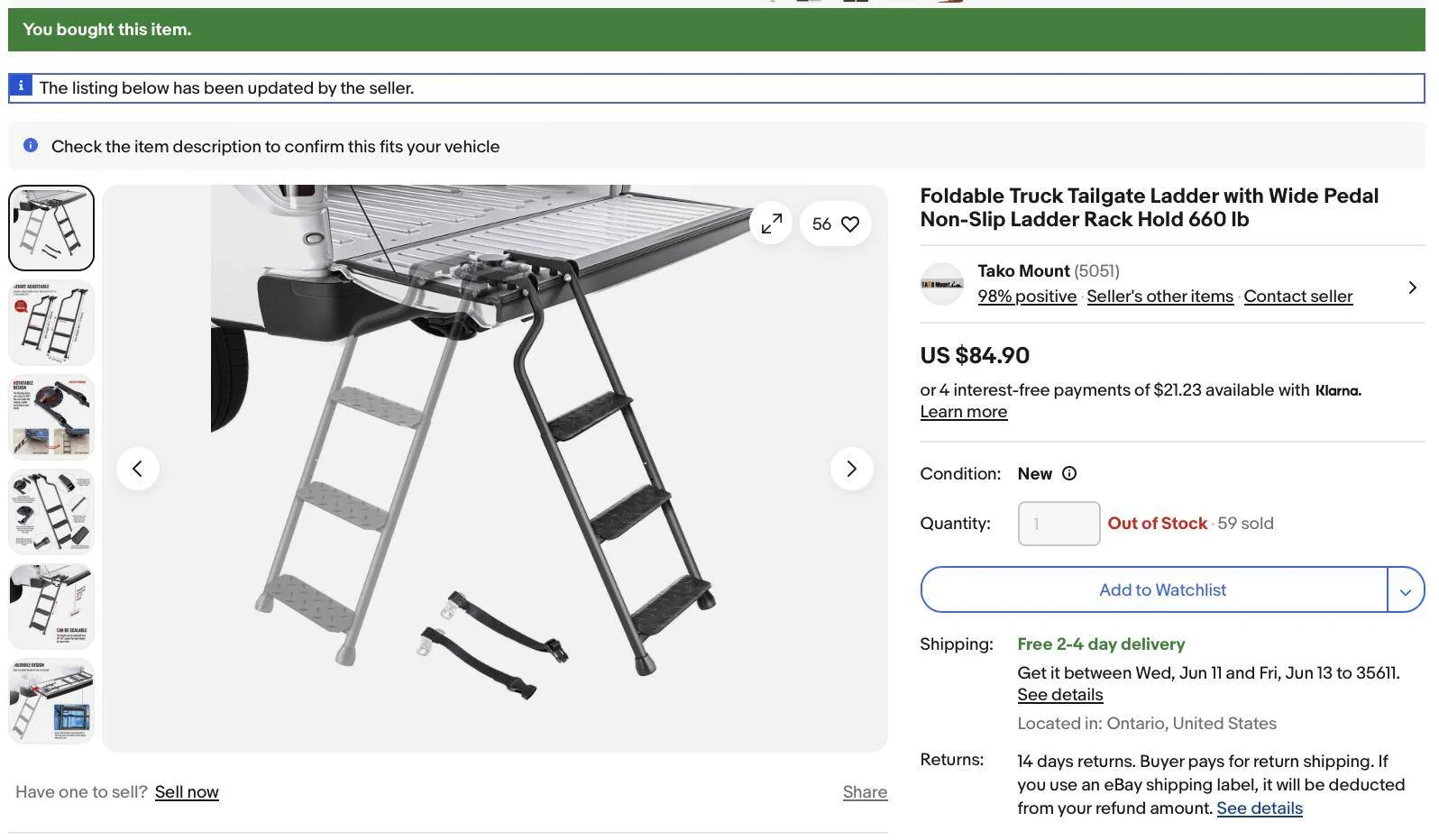 Ford Maverick Tailgate Ladder experience? Screenshot 2025-06-09 at 8.50.20 AM