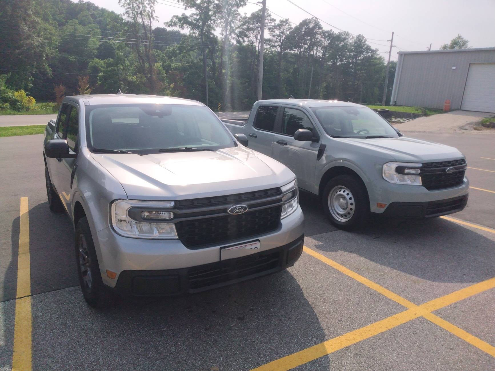 Ford Maverick Comparison pics Iconic Silver and Cactus Grey IMG_20250611_164925_055~3