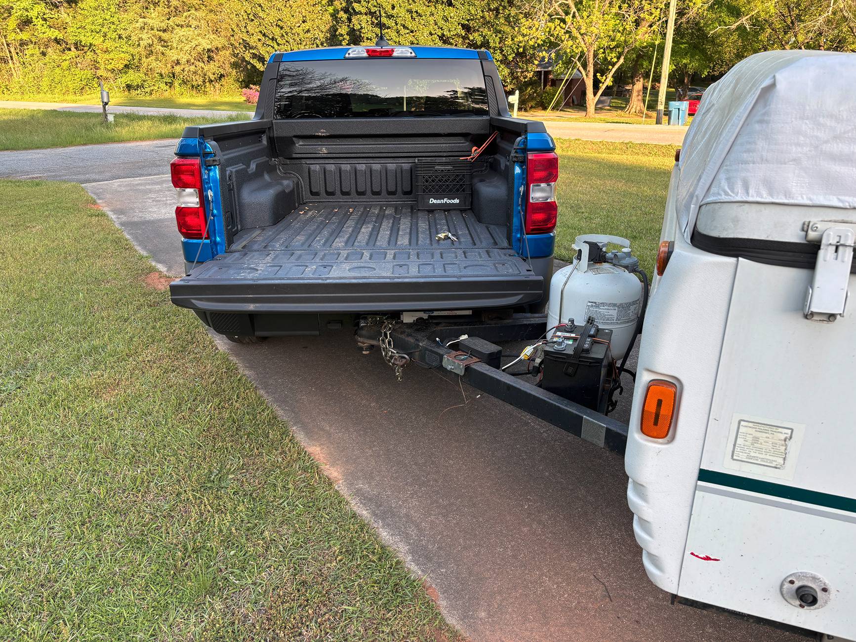 Ford Maverick 540 Mile Trip w/ Loaded 2025 Ecoboost (towing pop-up camper and hauling dirt bike in bed) IMG_1712.JPG
