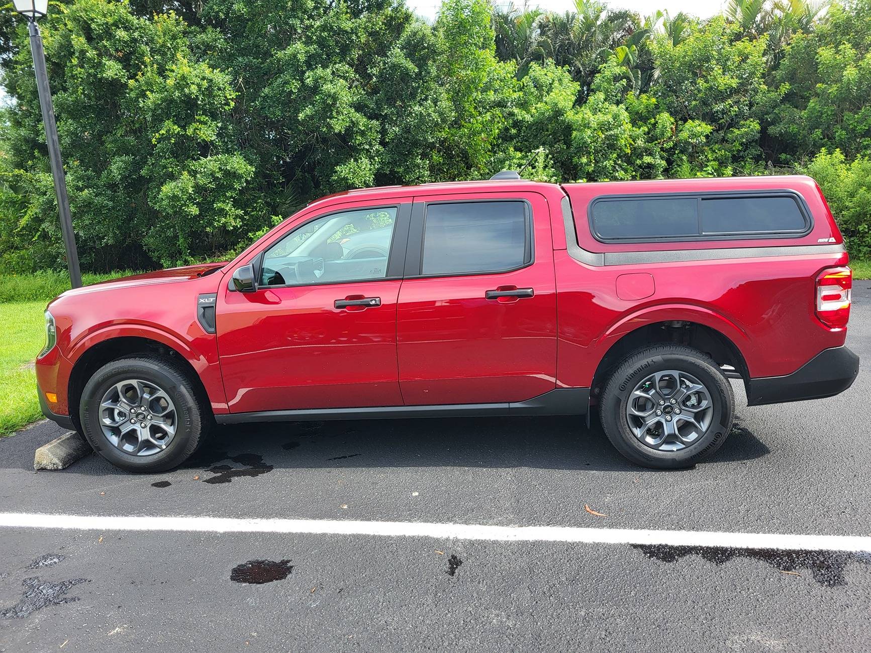 Ford Maverick Leaking with new camper shell installed 20250610_163432
