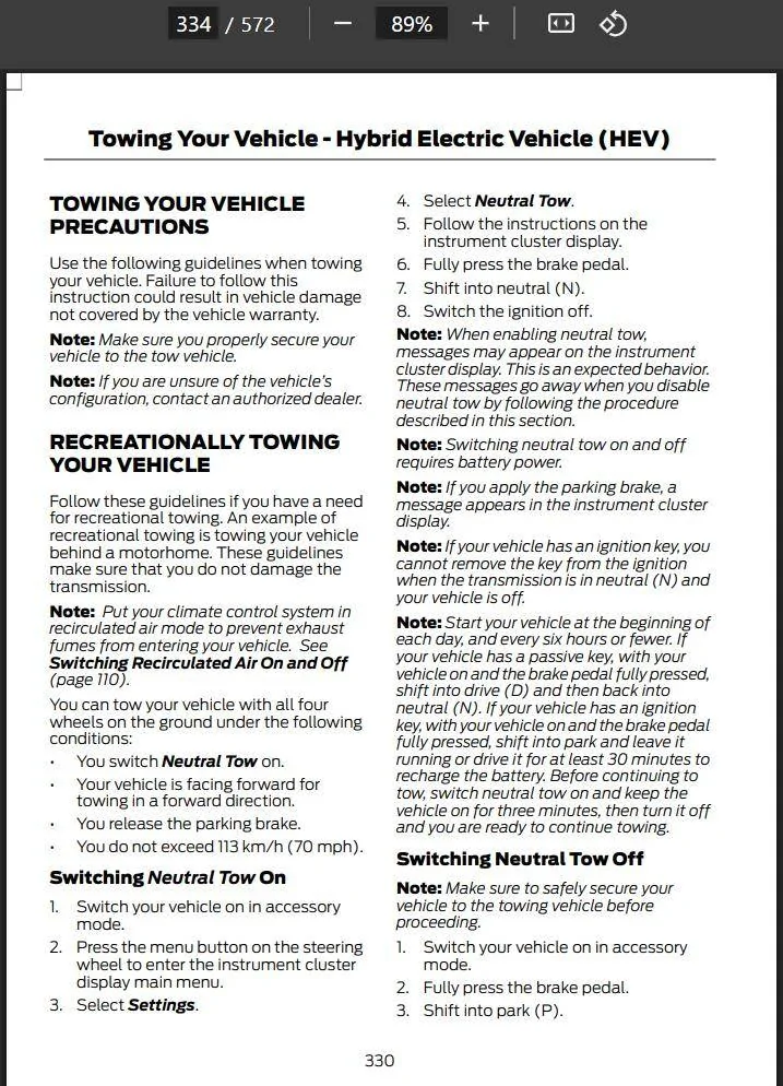 Ford Maverick Flat Towing the 2025 Maverick AWD Hybrid 1750025285782-0