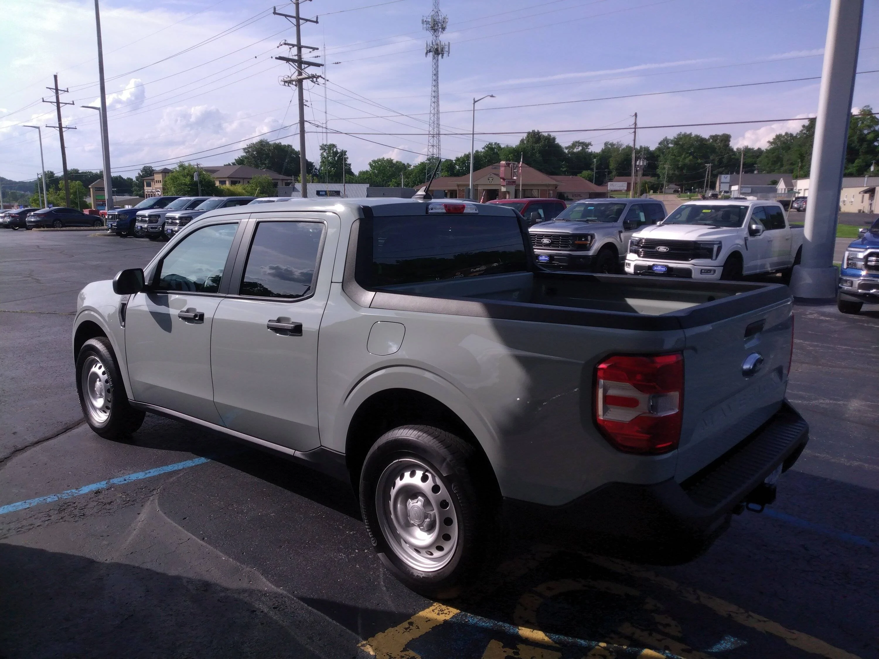 Ford Maverick Deep clean, paint correction, and sealant results on Cactus Grey IMG_20250615_172002_820