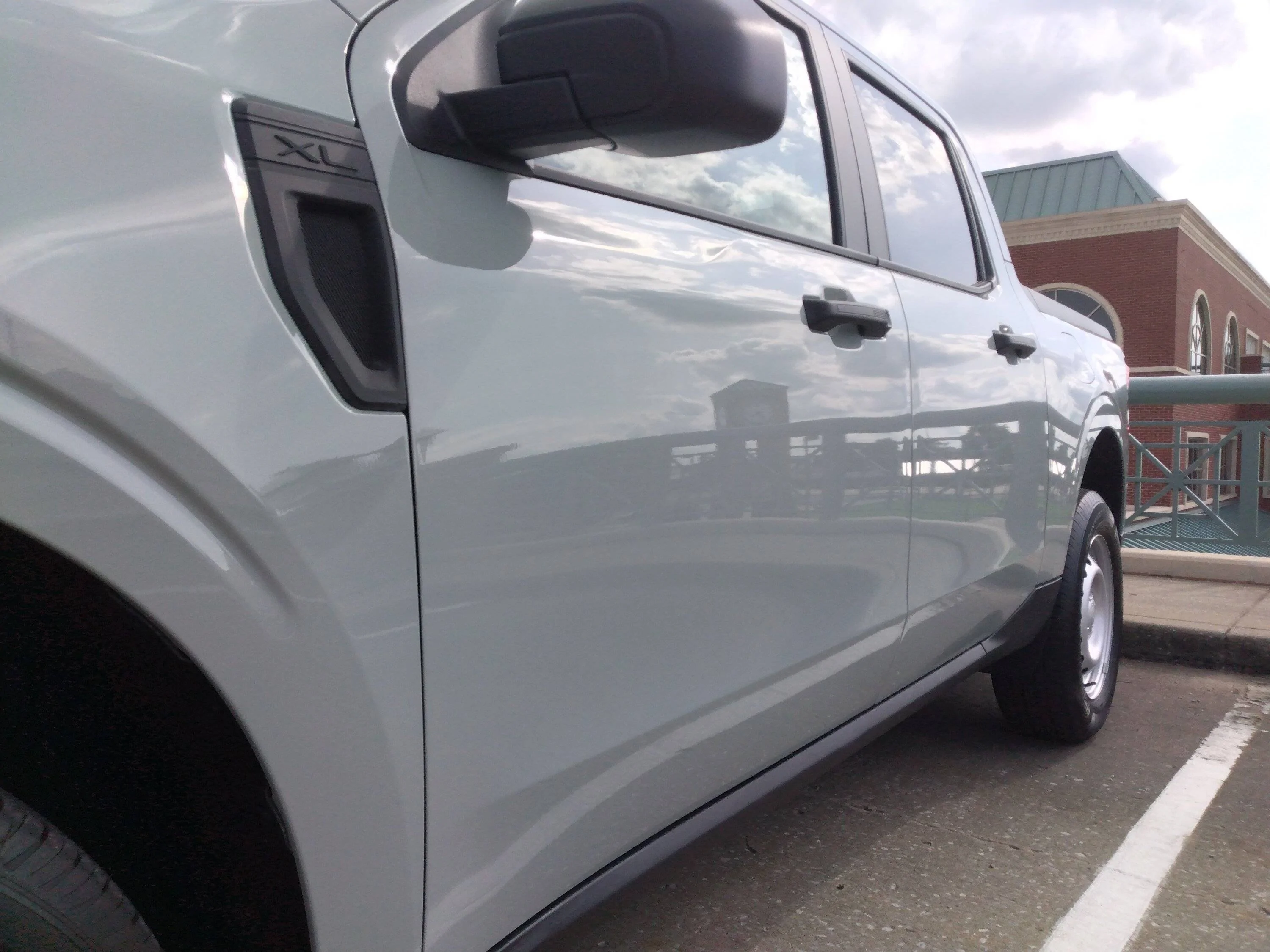 Ford Maverick Deep clean, paint correction, and sealant results on Cactus Grey IMG_20250615_163459_292