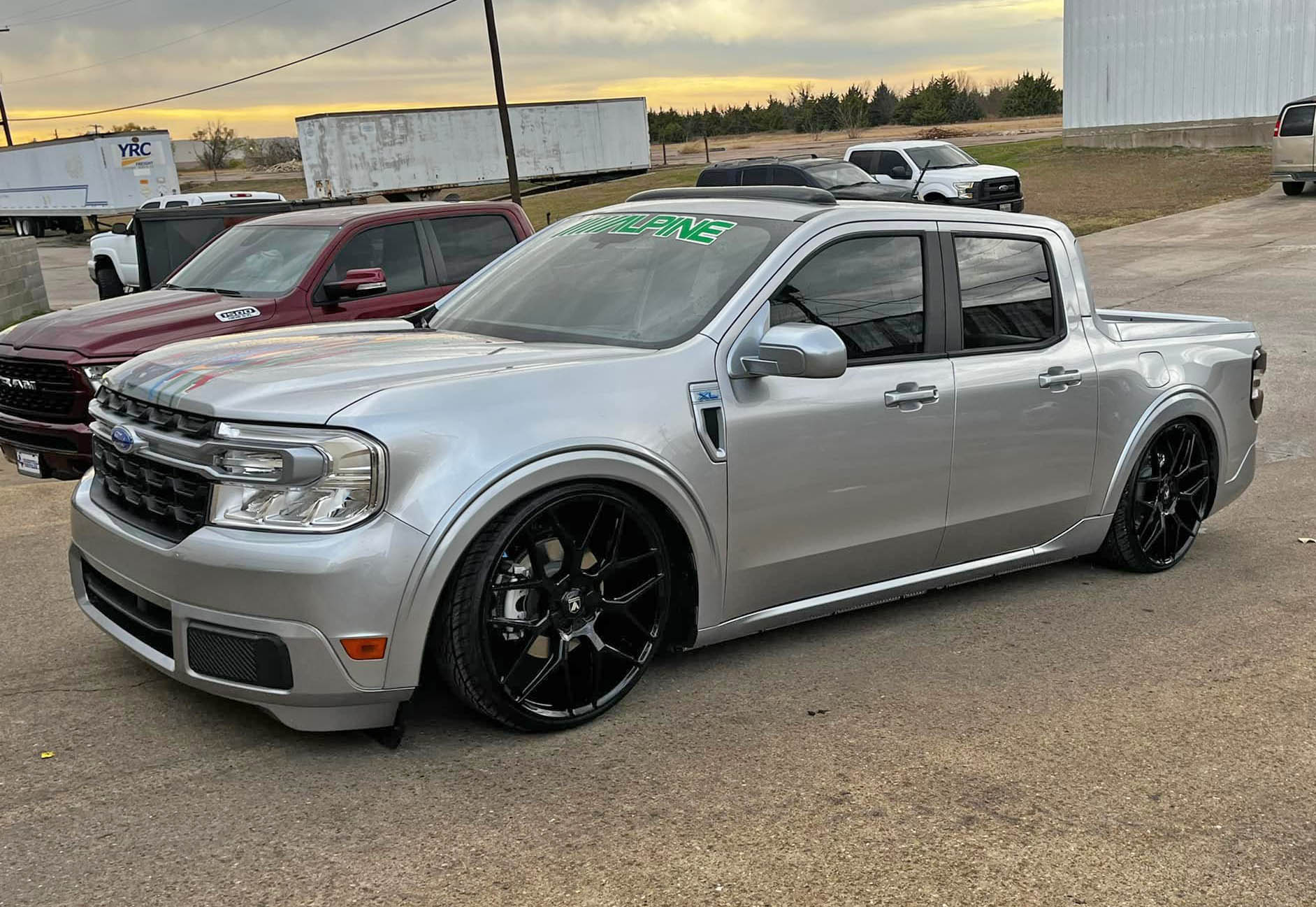 Ford Maverick Lowered Maverick pickup haters look away! This is one slammed / dumped street truck 3721493_5653995221293946_2871274362807410303_n-
