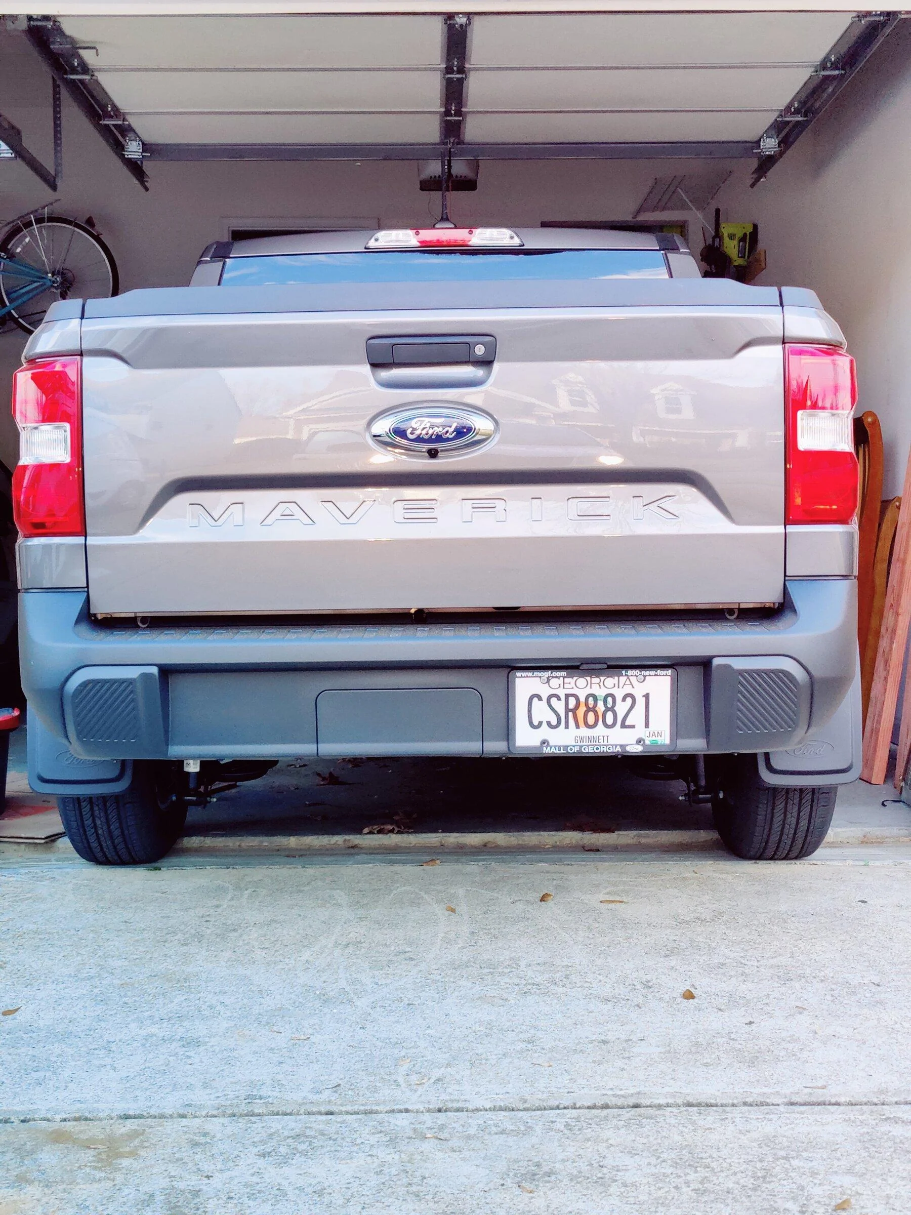 Ford Maverick Ford Mud Flaps Install - DIY Video & Photos IMG_20211204_160659