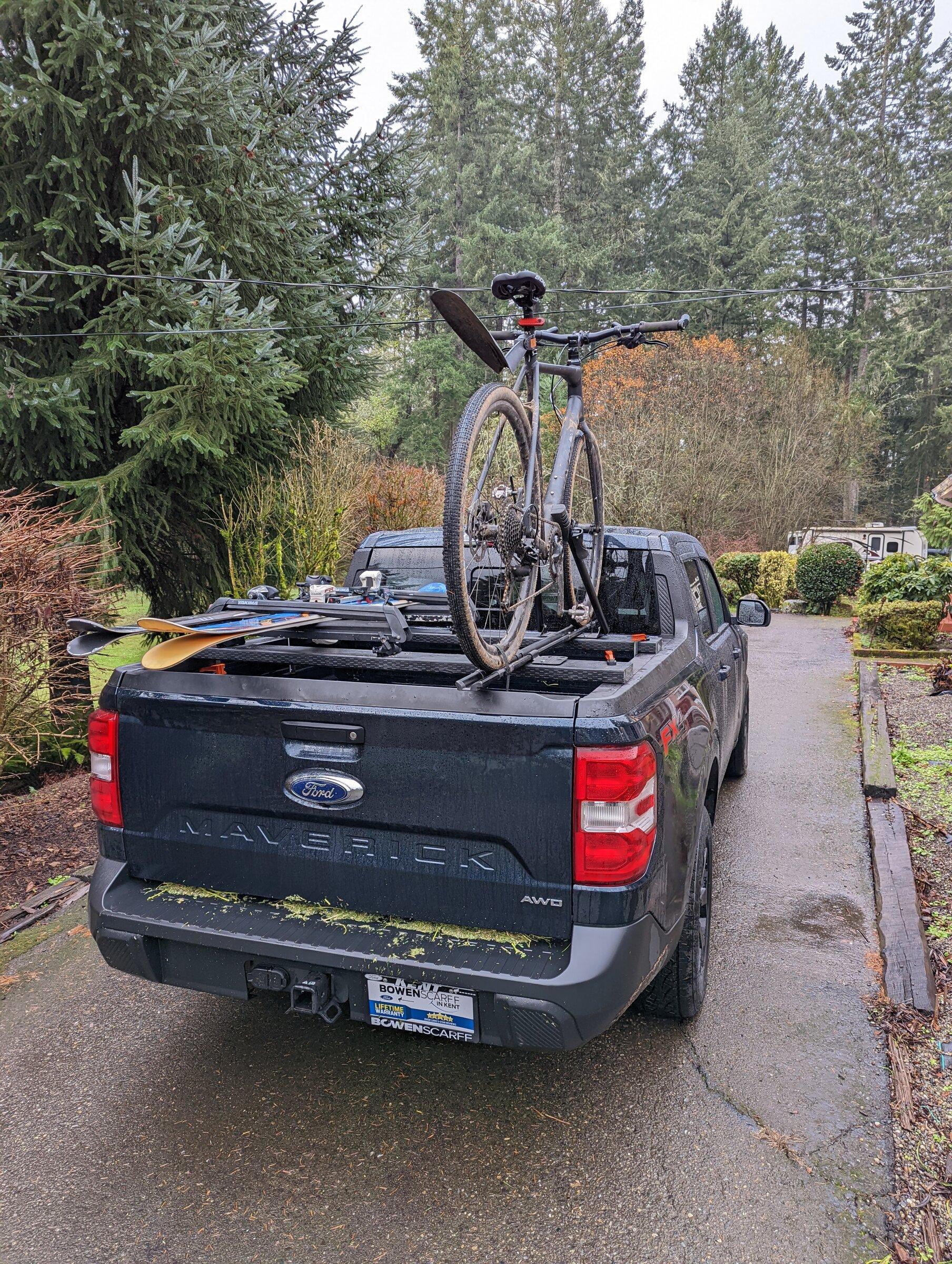 Ford Maverick DIY Gear Rack- What I had laying around edition. PXL_20211205_164628244
