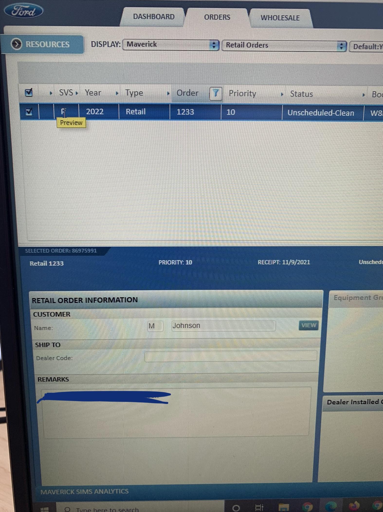 Ford Maverick SVS code preview? Order status B9CF6D23-0DEF-4BF6-B48A-D79E8BD85B9D