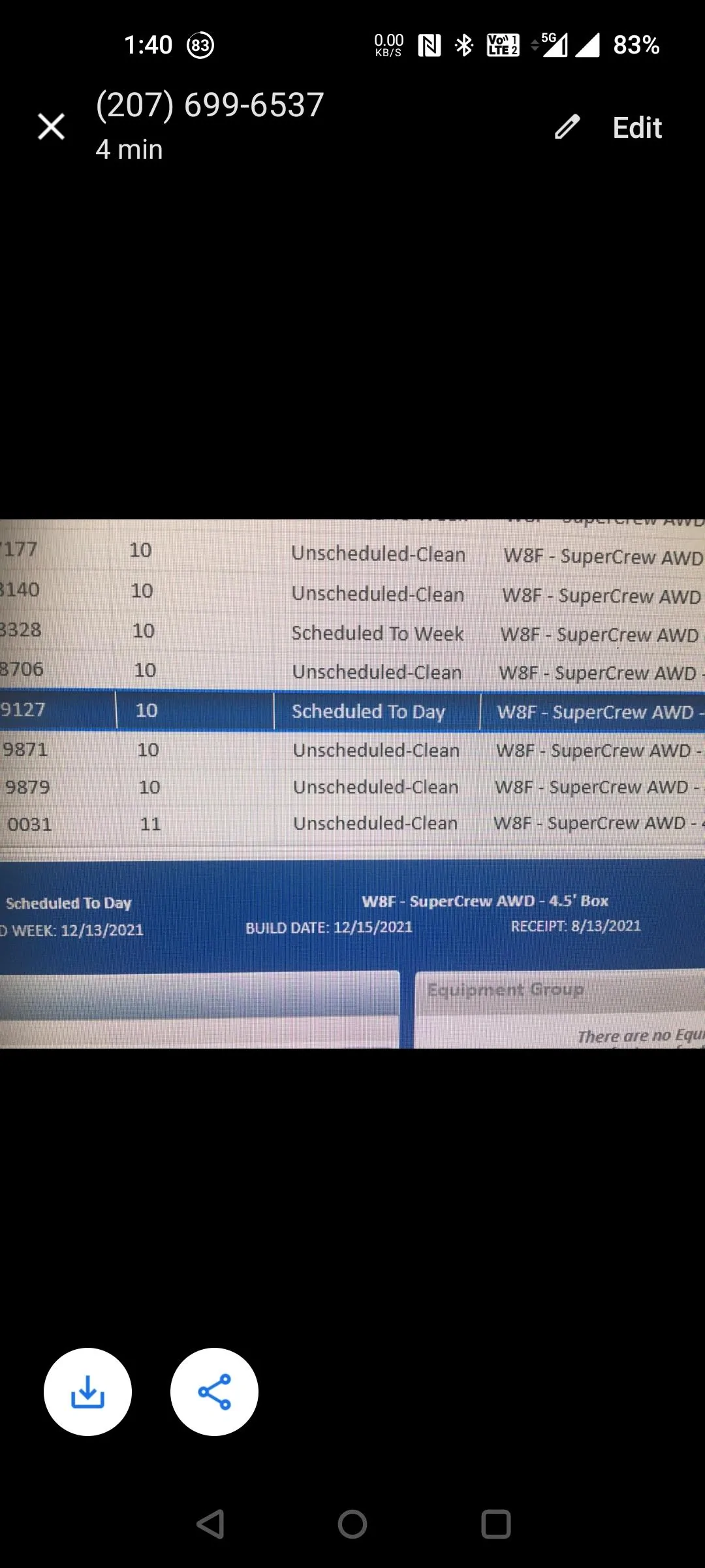 Ford Maverick Build Week of Dec 6th, but window sticker still not available. Any ideas? Screenshot_20211207-134021