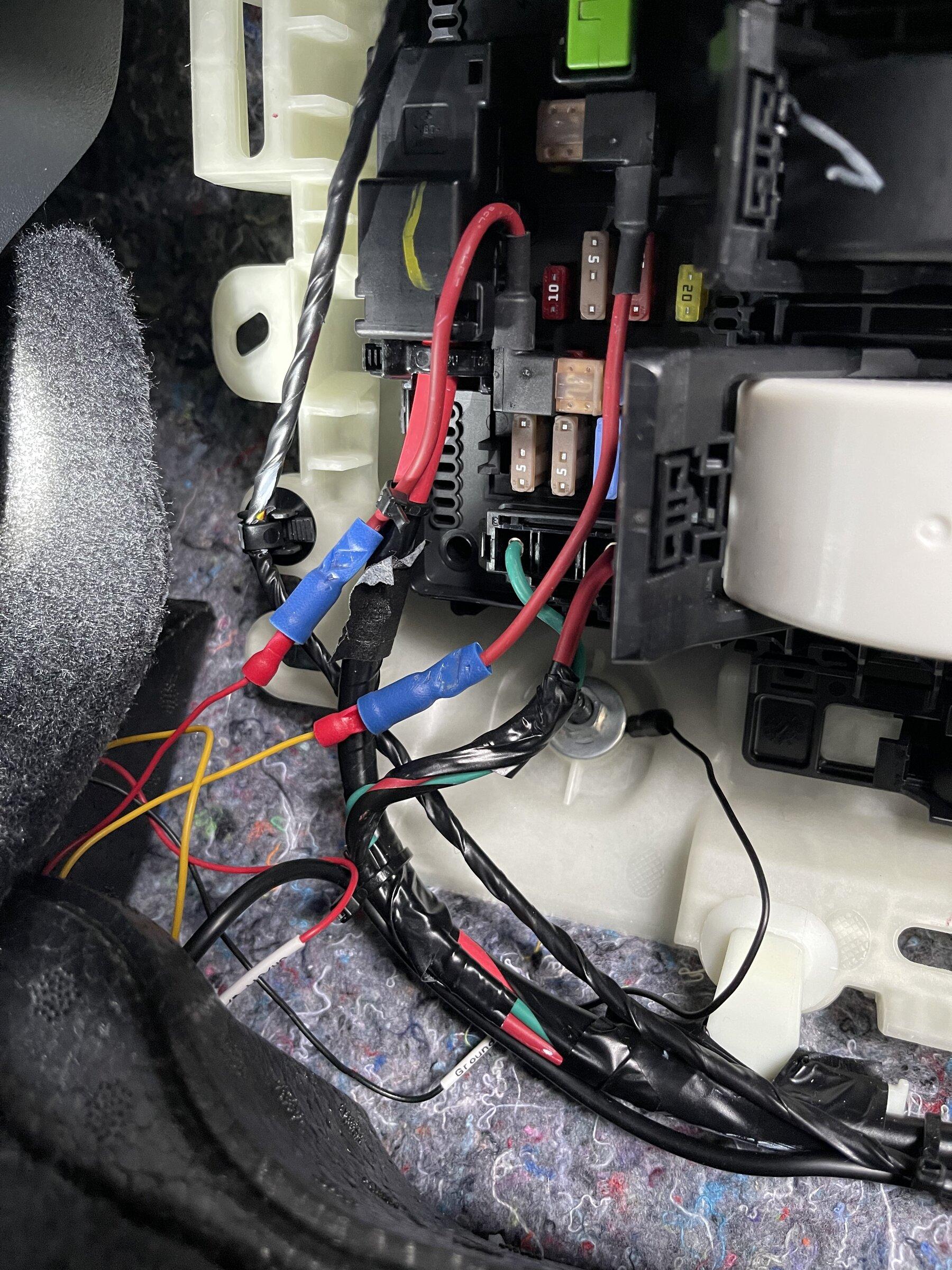Ford Maverick Rexing V1P-4K dashcam hardwire install w/pics [DIY writeup instructions] IMG_2680