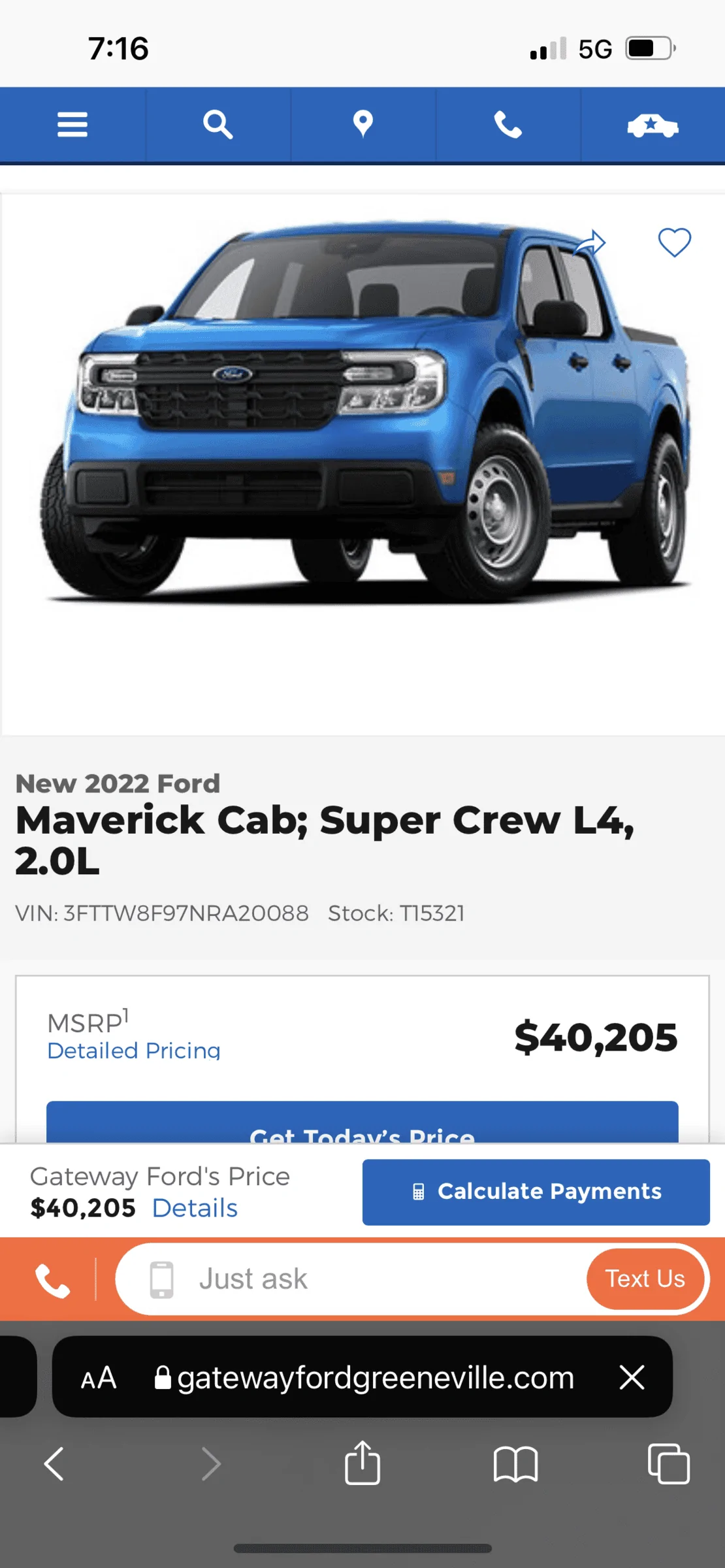 Ford Maverick Show your favorite mark ups! 00B35E1F-E361-4D31-966F-794CD18FFE03