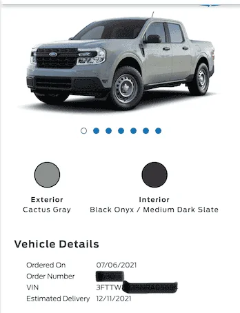 Ford Maverick First Maverick Hybrids to be delivered tomorrow December 9, 2021 1638995390378