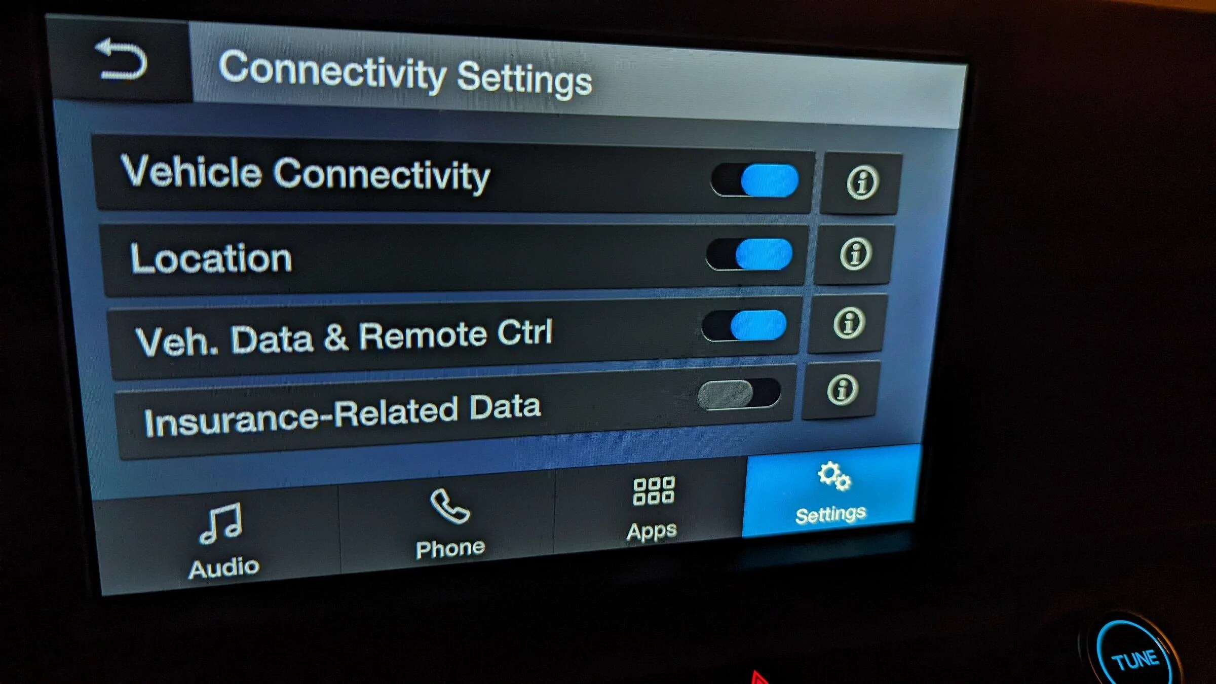 Ford Maverick Is the Maverick connected to the internet? settings