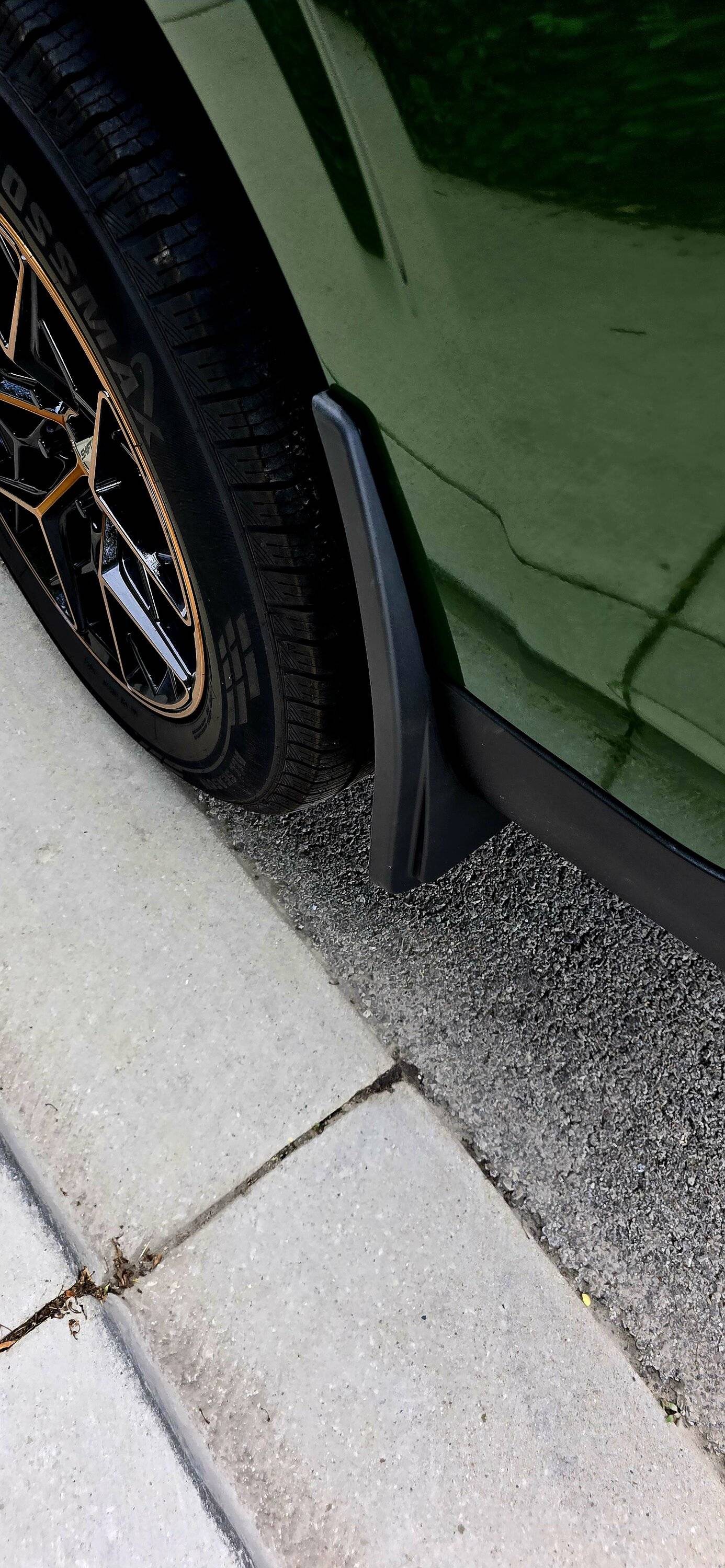 Ford Maverick OTA update affects bump step? And added Mud flaps. 20250619_154715