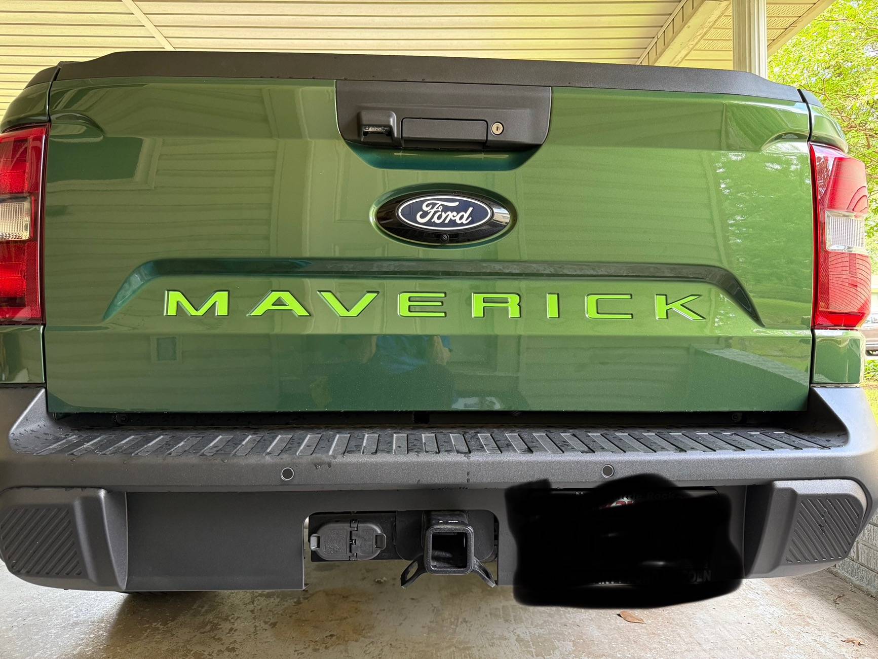 Ford Maverick Eruption Green Tailgate Lettering Color Choices IMG_2024