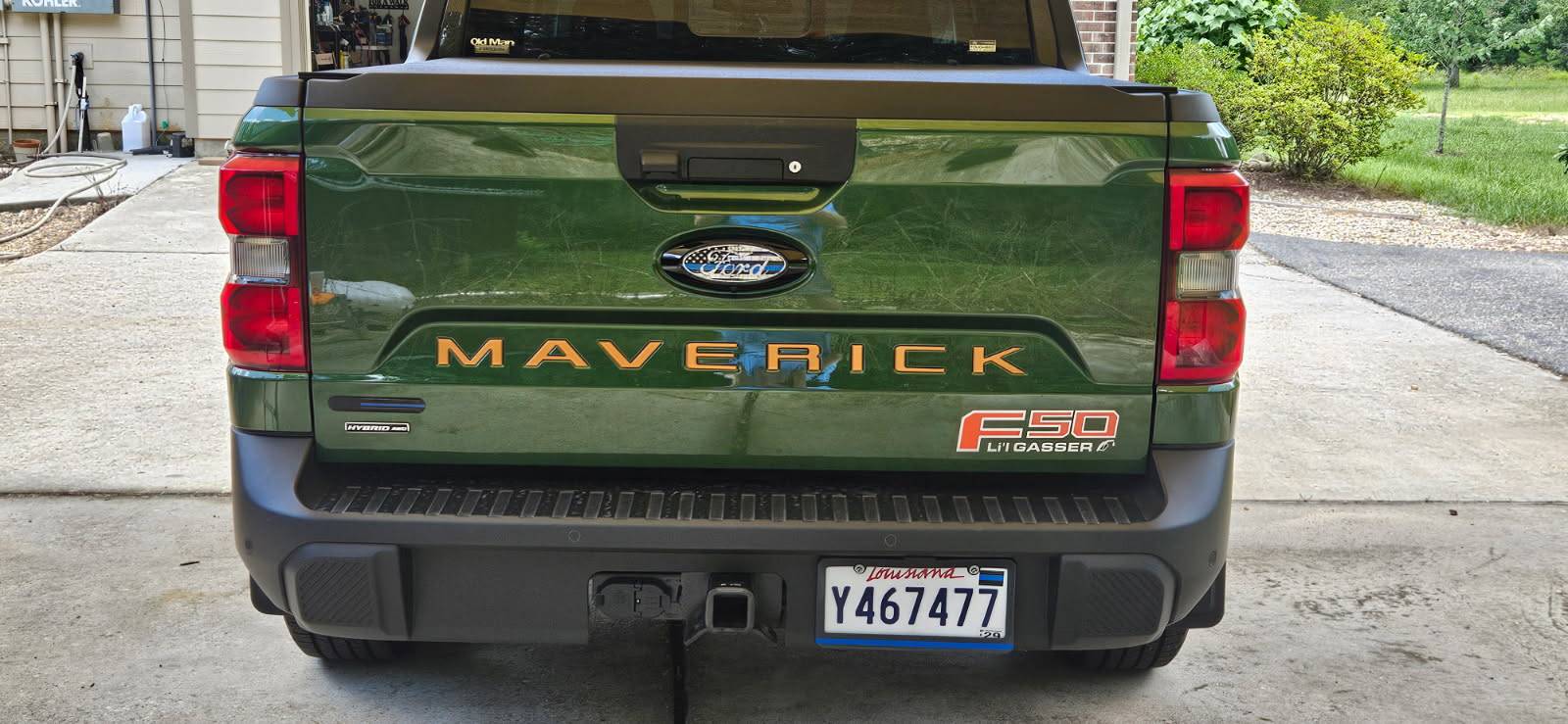 Ford Maverick Eruption Green Tailgate Lettering Color Choices Tailgate LG 1