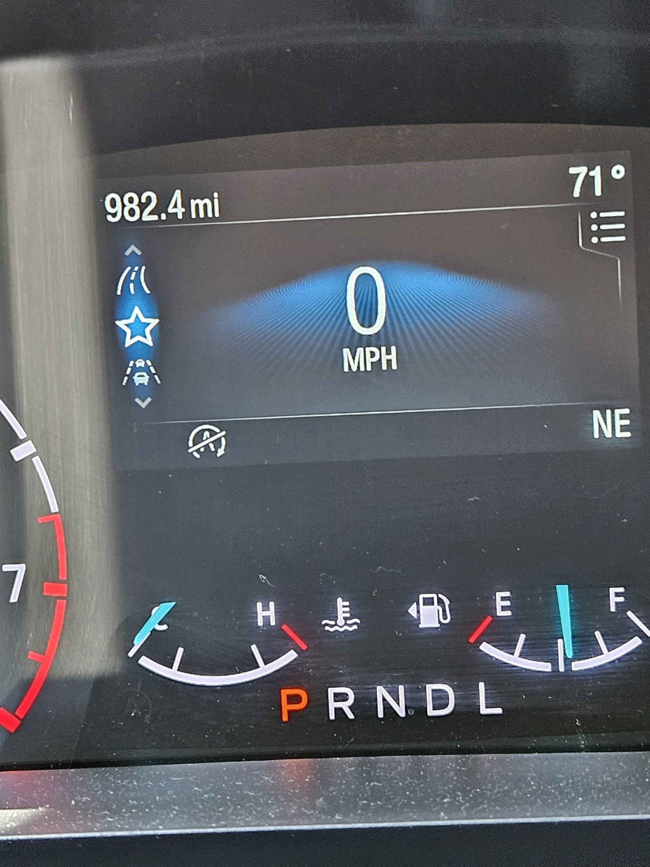 Ford Maverick Star display by speedometer MavericStar