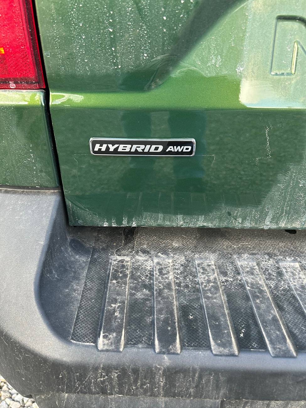 Ford Maverick 2025 Hybrid AWD tailgate emblem. IMG_1503