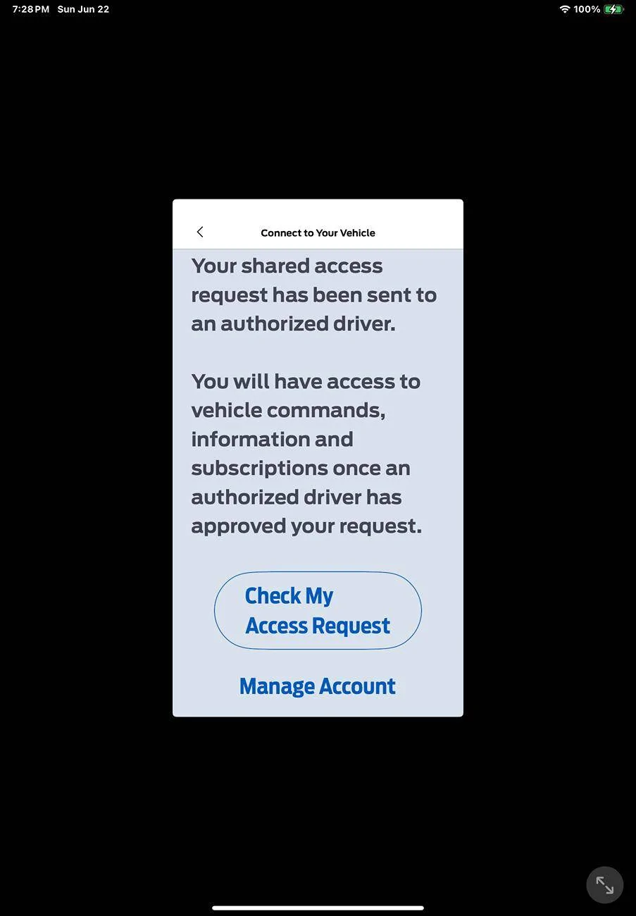 Ford Maverick Still can’t get in to Ford Pass app IMG_1184