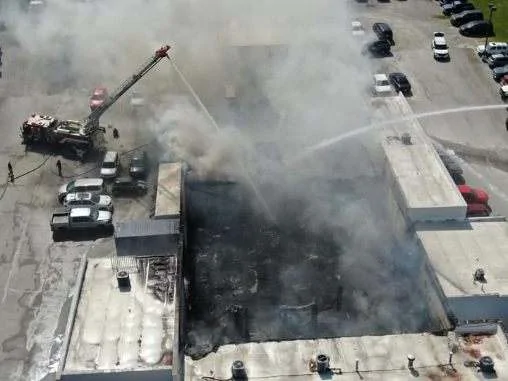 Ford Maverick Multi-alarm fire at KY CDJR dealership image000002
