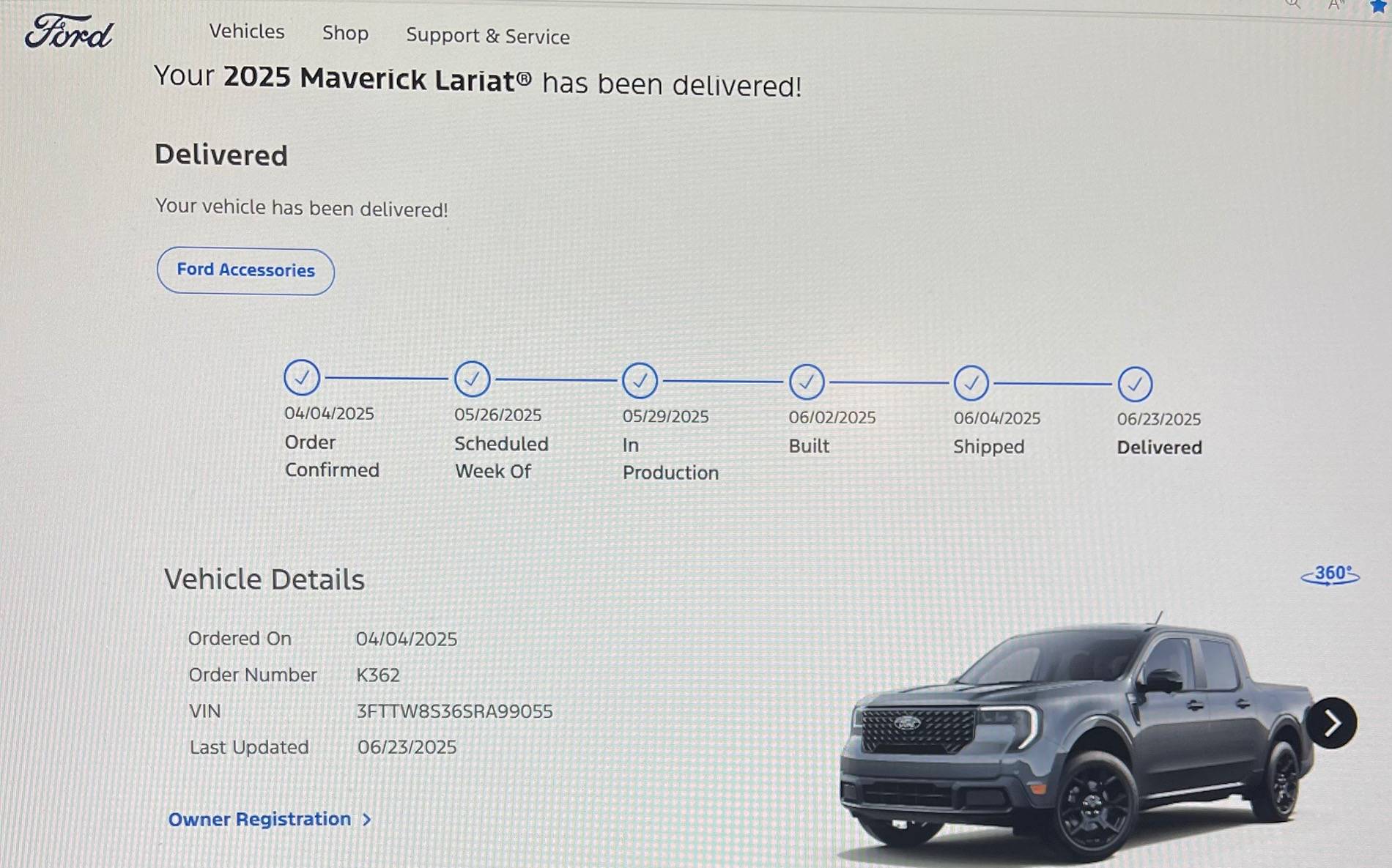 Ford Maverick Are delivery estimates fairly accurate ? 1750703783343-9f