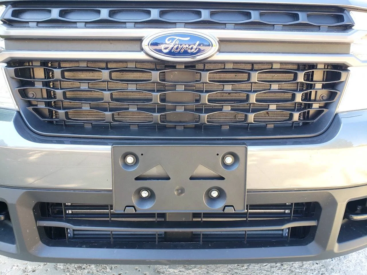 Ford Maverick Front License Plate Bracket 20250623_121302