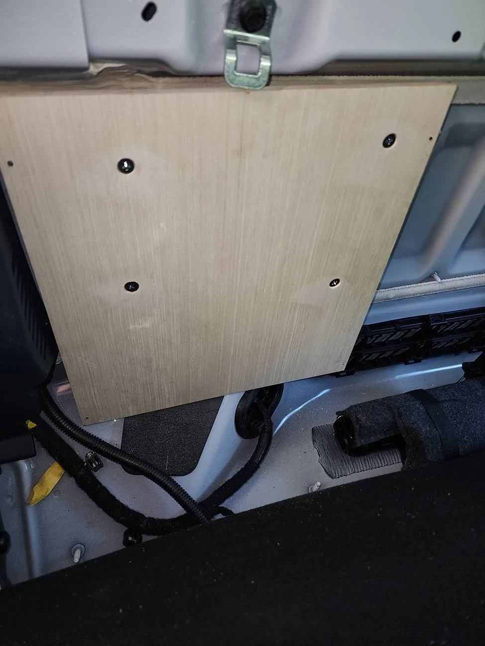 Ford Maverick Subwoofer prep Transfer to mounting board
