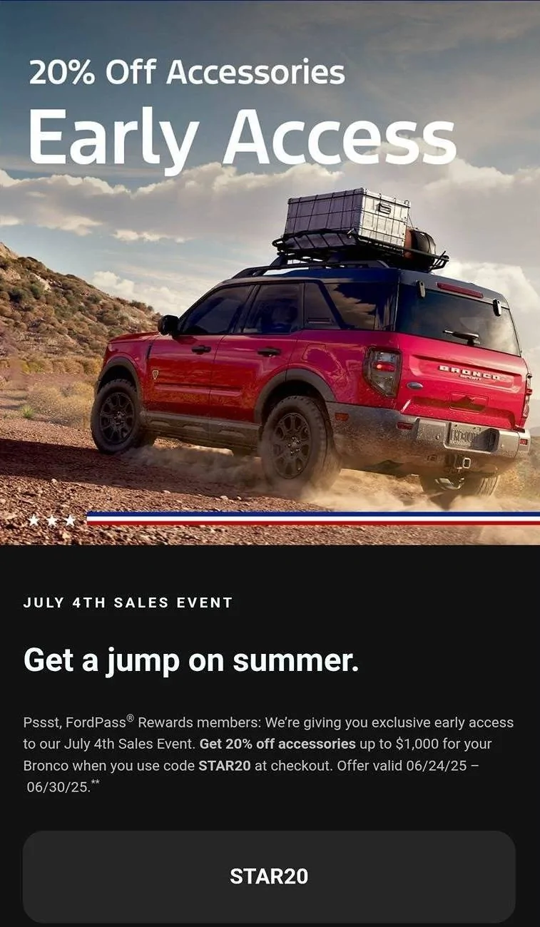 Ford Maverick Ford Accessories 20% Sale (Code: STAR20) ford-accessories-20-sale-code-star20-jpg