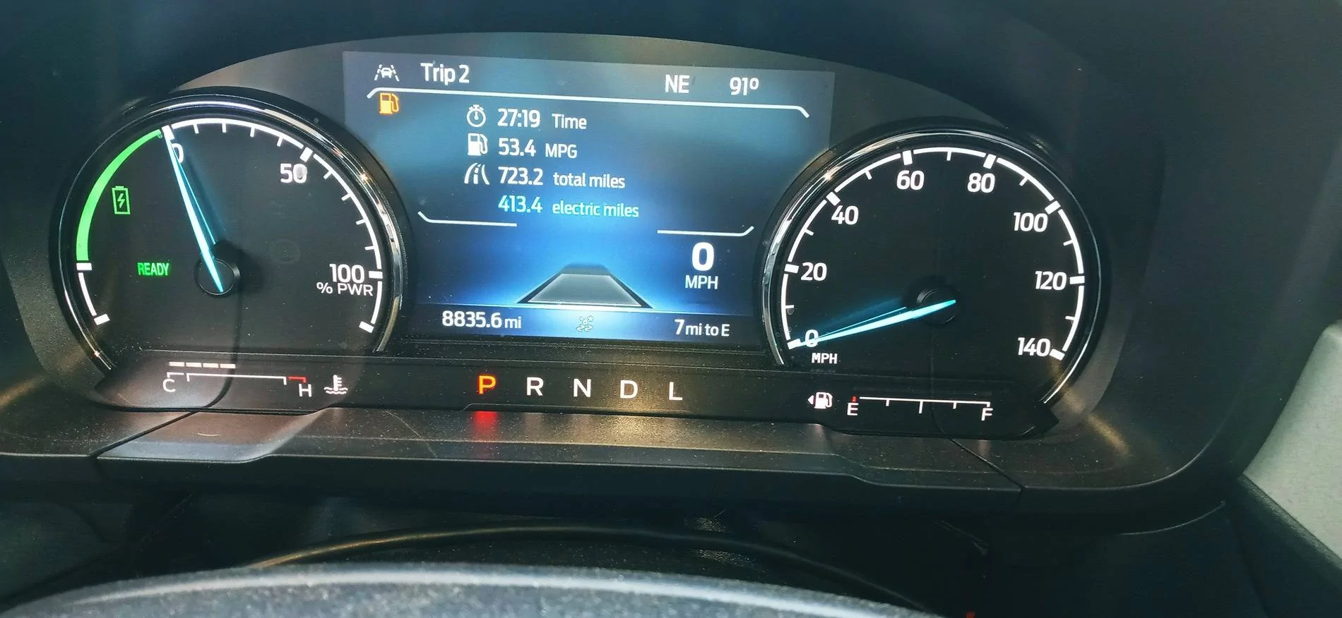 Ford Maverick Hypermiling Challenge for 2.5L Hybrid 20250622_123748